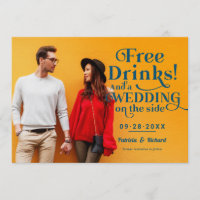 Boissons Gratuites Drôle Mariage Formel Économisez