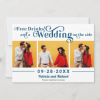 Boissons Gratuites Mariage Décontracté Enregistrez