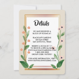 Invitation Boîtier élégant et classique