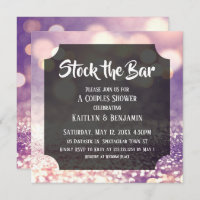 Bokeh violet et rose, Stock du Bar Couples Douche