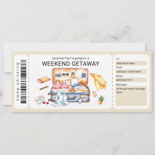Invitation Bon de Séjour de Week-end