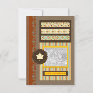 Invitation bon thanksgiving (scrapbook)