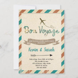 Invitation Bon voyage