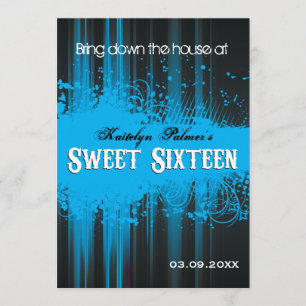 Invitation Bonbon 16 à regard d'insecte de club