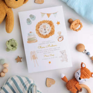 Invitation Bonjour Bébé Aquarelle Vêtements & Jouets Baby sho