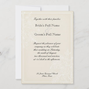 Invitation Bonjour Gloire Hydrangea Mariage Inviter Lavande