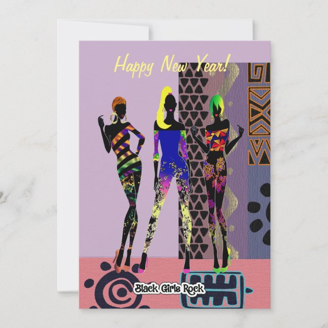 Invitation Bonne année (Devant)