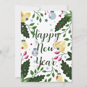 Invitation Bonne année et Joyeux Noël