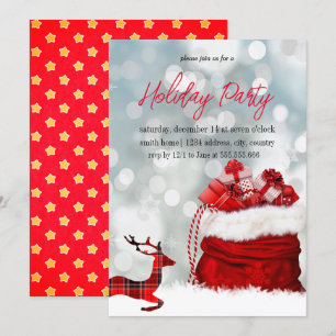 Invitation Bonne et bénie fête de Noël dans votre ho