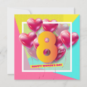 Invitation Bonne journée des femmes ! Fête internationale du