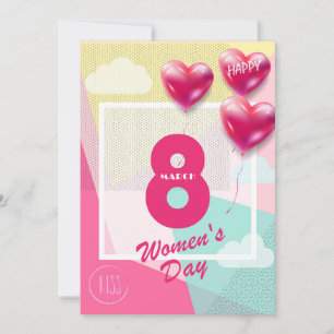 Invitation Bonne journée des femmes ! Fête internationale du