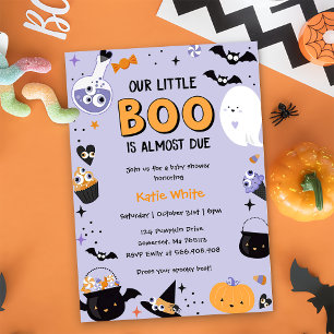 Invitation Boo Baby shower Notre Petit Boo A Presque Dû