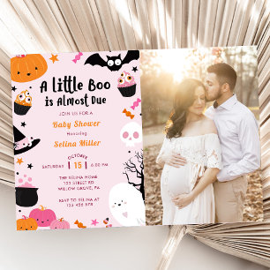 Invitation Boo Baby shower Notre Petit Boo A Presque Dû