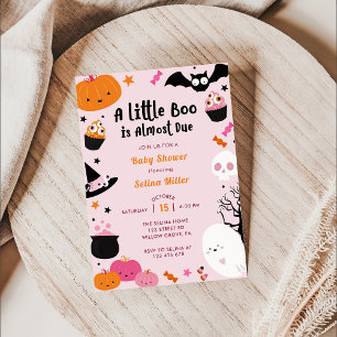 Invitation Boo Baby shower Notre Petit Boo A Presque Dû