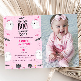 Invitation Boo Deuxième Anniversaire Notre Petit Boo Tourne D