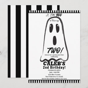 Invitation BOO ! Fête d'Halloween éffrayante