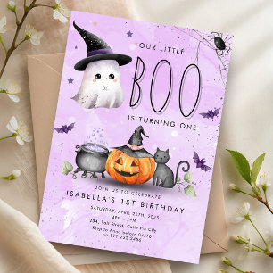 Invitation Boo Halloween Ghost 1er 2e 3e 4e 5e anniversaire