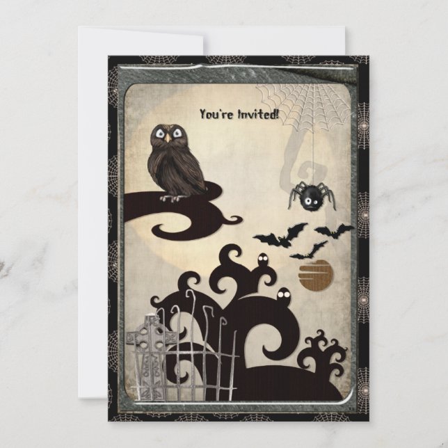 Invitation Boo-Tilicious Halloween ÉVÉNEMENT PARTIE (Devant)