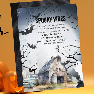 Invitation Boos et Booze Adult Halloween Party