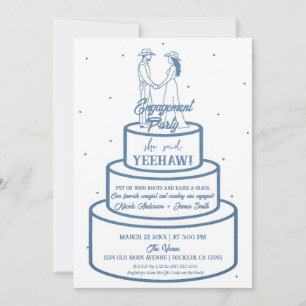 Invitation Boots Amour & Crème au Beurre Denim Mariage Occide