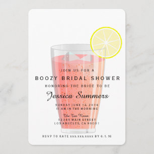 Invitation Boozy Bridal Shower