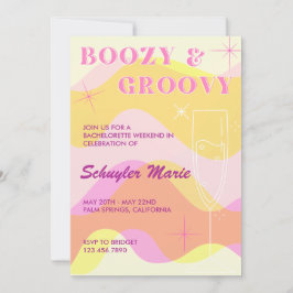 Invitation Boozy & Super Bachelorette Party