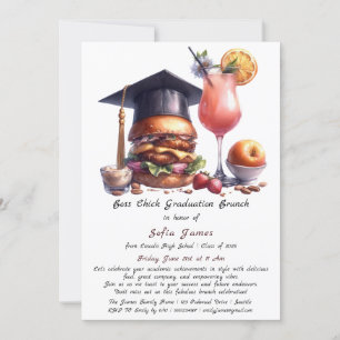 Invitation Boss Chick Graduation Brunch & BBQ