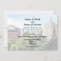 Boston MA - Vue du jardin public de Boston