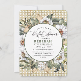 Invitation Botanique Bohème Bohème Bridal