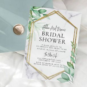 Invitation Botanique De Douche Nuptiale