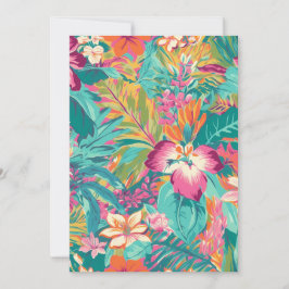 Invitation Botanique tropicale