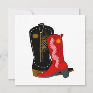 Invitation Bottes Cowboy