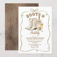 Bottes rustiques et Fête des mariées bulle