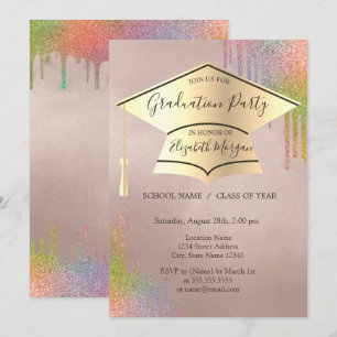 Invitation Bouchon de diplôme d'or, Lecteurs arc-en-ciel