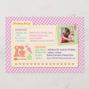 Invitation Boulangerie Anniversaire Cuisine-Cuisine-Recette