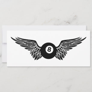 Invitation boule de huit ailes