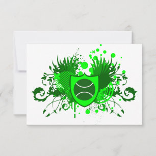 Invitation boule de tennis hi-fi