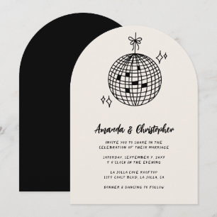 Invitation Boule Disco Arté