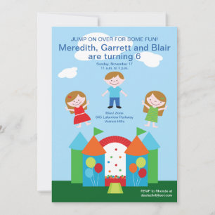 Invitation Bounce House