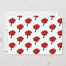 Bouquet de Œillets Rouges – Art Romantique Élégant