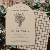 Bouquet fleur sauvage Arc Rustique Douche Whimsica