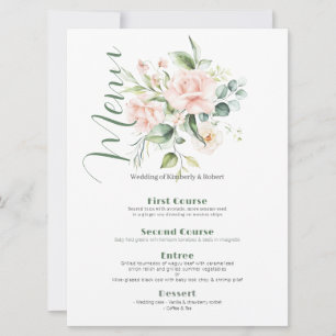 Invitation Bouquet Rose Pale Rose
