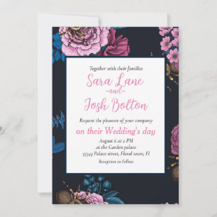 Invitation Bouquets et tarantula 2