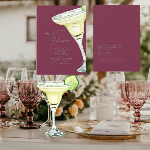 Invitation Bourgogne Margarita Fête des mariées