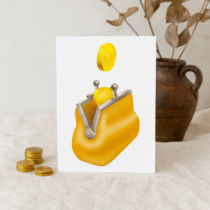Invitation Bourse de pièces d'or