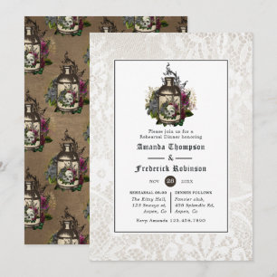 Invitation Bouteille de potion et dîner de répétition gothiqu