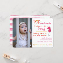 Bow et ballons thème 1ère photo rose