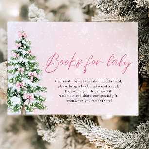 Invitation Bow rose Christmas Tree Books for Baby Baby shower