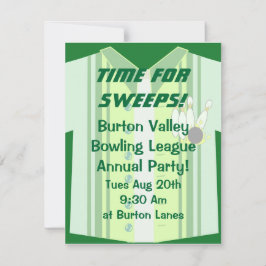 Invitation Bowling Shirt Party