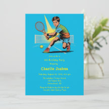 Boy Tennis Anniversaire Party